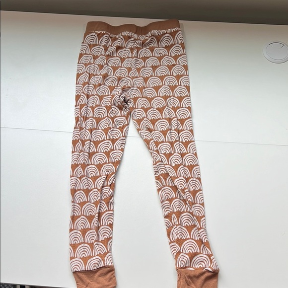 Little Sleepies Kids Brown and White Patterned PJ Pants 3T - Picture 5 of 5